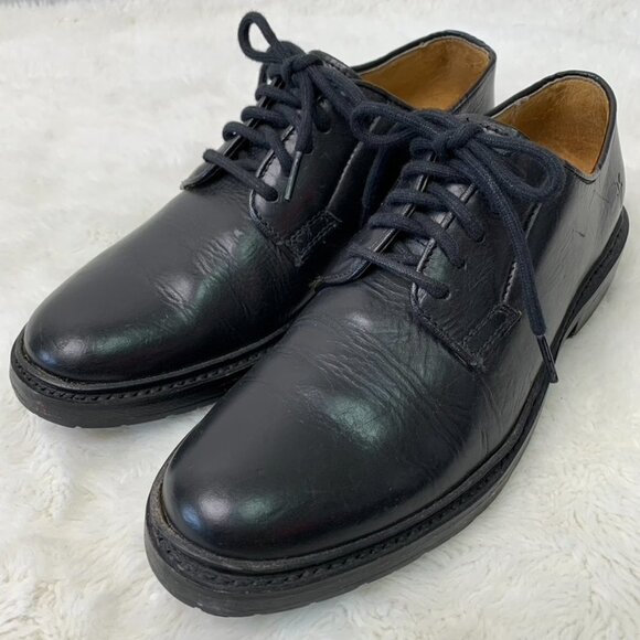 Frye 4001 Men\'s James Oxford Leather Lace up Dress Black Shoes Size 6B main image 11